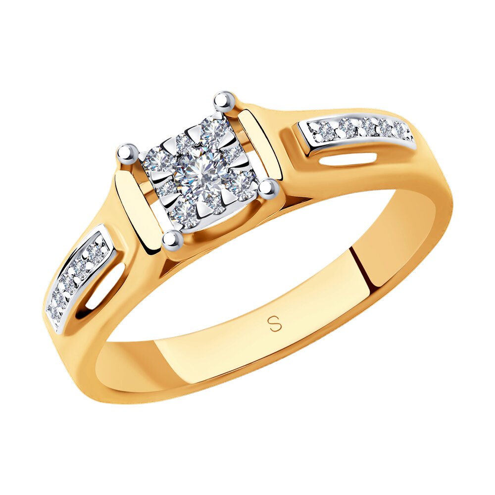 Кольцо из комбинированного золота с бриллиантом р. 17,5 SOKOLOV Diamonds 1011869, 1011869
Кольцо из комбинированного золота с бриллиантом р. 17,5 SOKOLOV Diamonds 1011869, 1011869