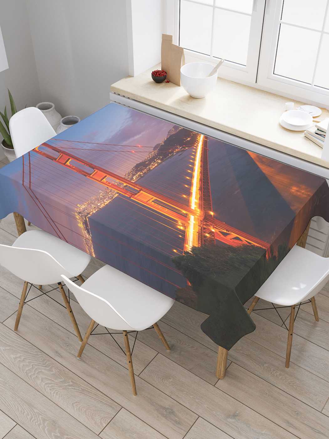 Скатерть прямоугольная JoyArty "Ночь на мосту" из оксфорда, 180x145 см, Серый, Ночь на мосту
Скатерть прямоугольная JoyArty "Ночь на мосту" из оксфорда, 180x145 см, Серый, Ночь на мосту