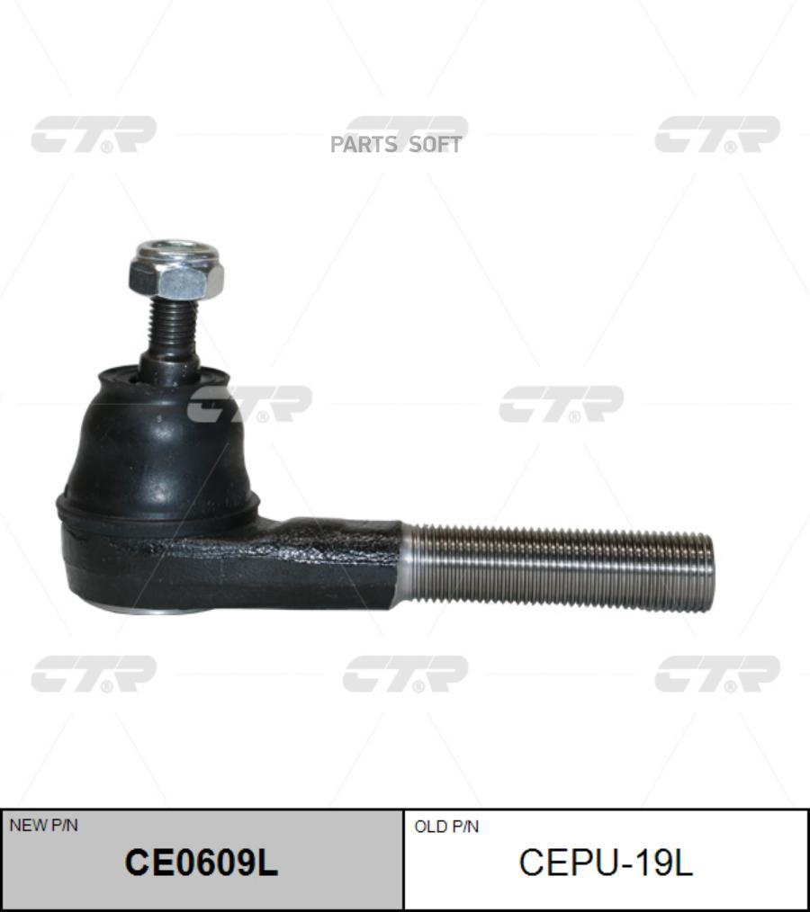 Наконечник Рулевой L Citroen Xantia,Peugeot 605,607 95- Fl Ctr Cepu19l CTR арт. CE0609L
Наконечник Рулевой L Citroen Xantia,Peugeot 605,607 95- Fl Ctr Cepu19l CTR арт. CE0609L