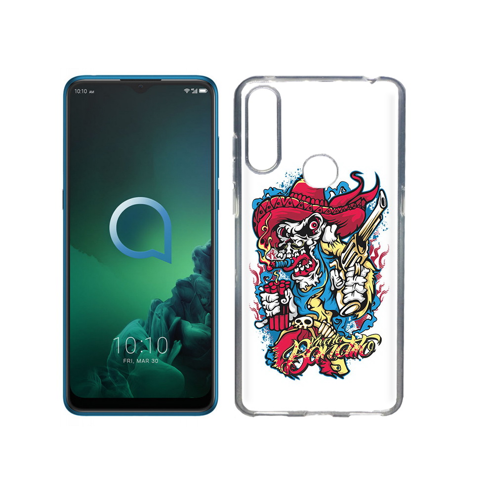 Чехол MyPads Tocco для Alcatel 3X нарисованный скелет с писталетом (PT227136.670.513), Прозрачный, Tocco
Чехол MyPads Tocco для Alcatel 3X нарисованный скелет с писталетом (PT227136.670.513), Прозрачный, Tocco