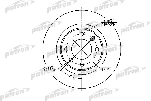 Диск тормозной задн CITROEN: C5 01-04, C5 04-, C5 Break 01-04, C5 Break 04- PATRON PBD4215
Диск тормозной задн CITROEN: C5 01-04, C5 04-, C5 Break 01-04, C5 Break 04- PATRON PBD4215