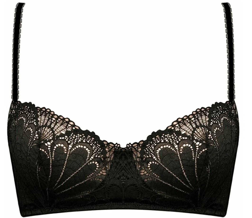 Бюстгальтер-бралетт Foulard Bralette с полупрозрачными треугольными чашками 65D черный
Бюстгальтер-бралетт Foulard Bralette с полупрозрачными треугольными чашками 65D черный