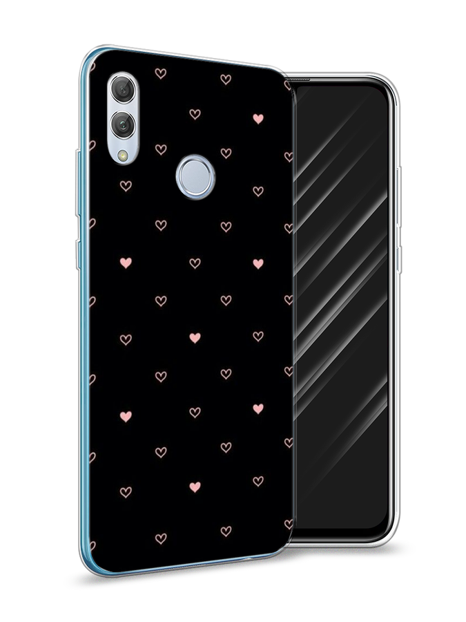 Чехол Awog на Huawei P Smart 2019 "Черный фон и сердечки", Розовый;серый;черный, 67250-3 
Чехол Awog на Huawei P Smart 2019 "Черный фон и сердечки", Розовый;серый;черный, 67250-3