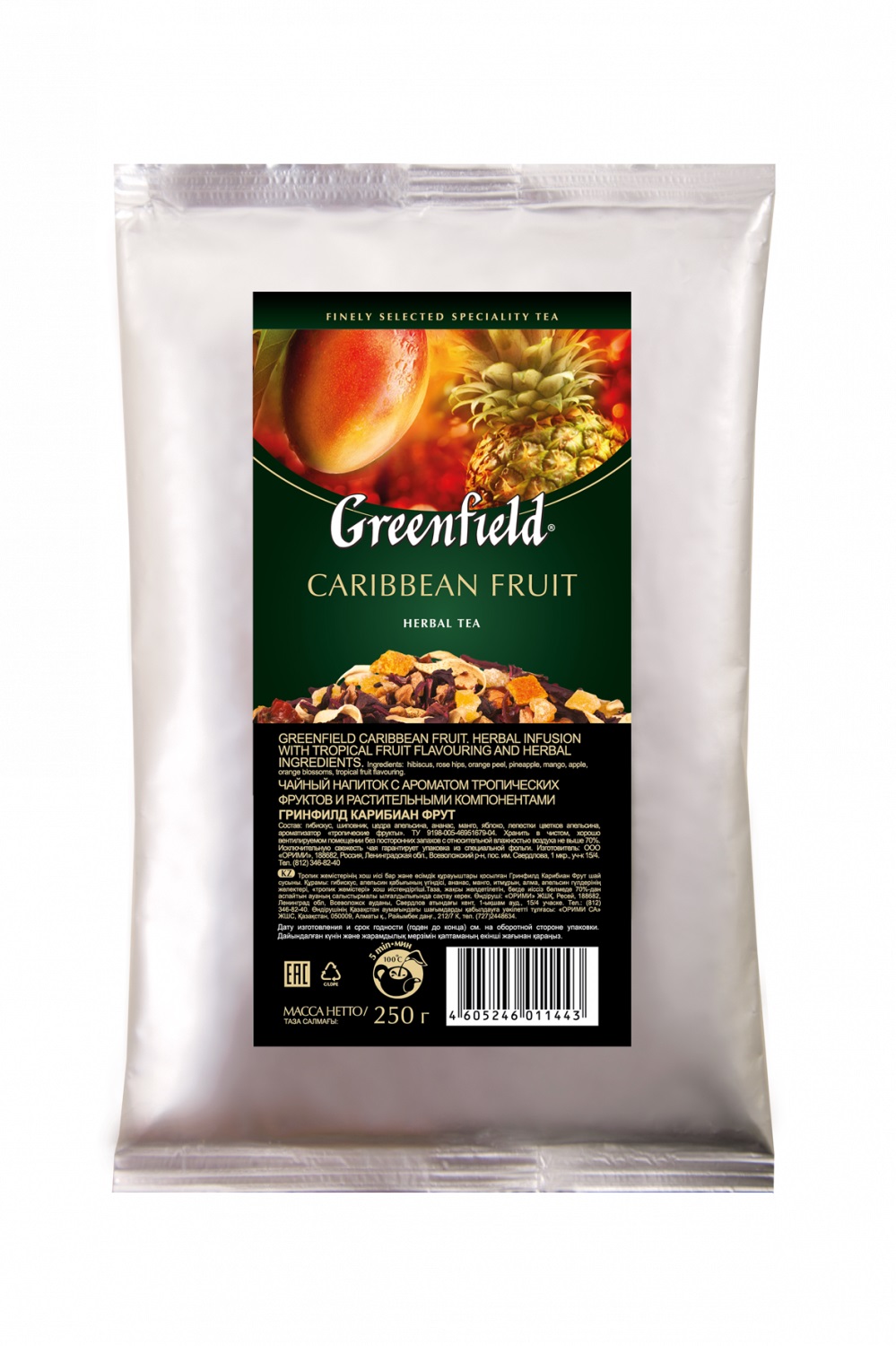 Чай Greenfield Caribbean Fruit фруктовый, 250 г
Чай Greenfield Caribbean Fruit фруктовый, 250 г