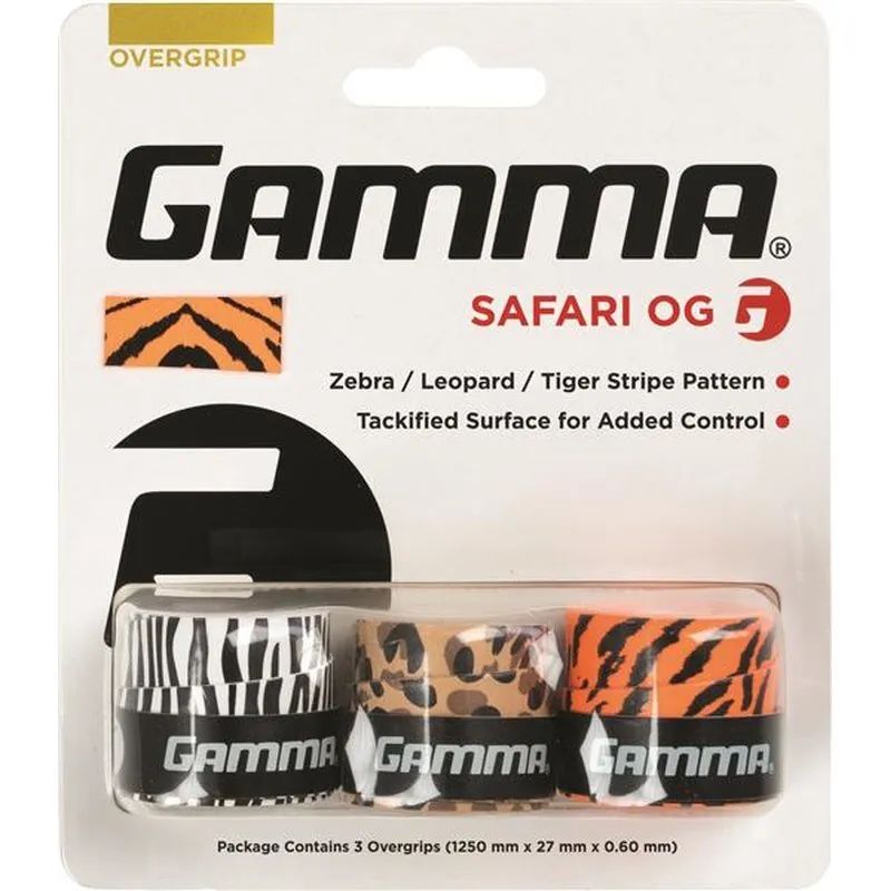 Намотка для теннисной ракетки Gamma SAFARI OG 3 шт. в блистере, Бежевый;белый;оранжевый;черный, Gamma SAFARI OG
Намотка для теннисной ракетки Gamma SAFARI OG 3 шт. в блистере, Бежевый;белый;оранжевый;черный, Gamma SAFARI OG