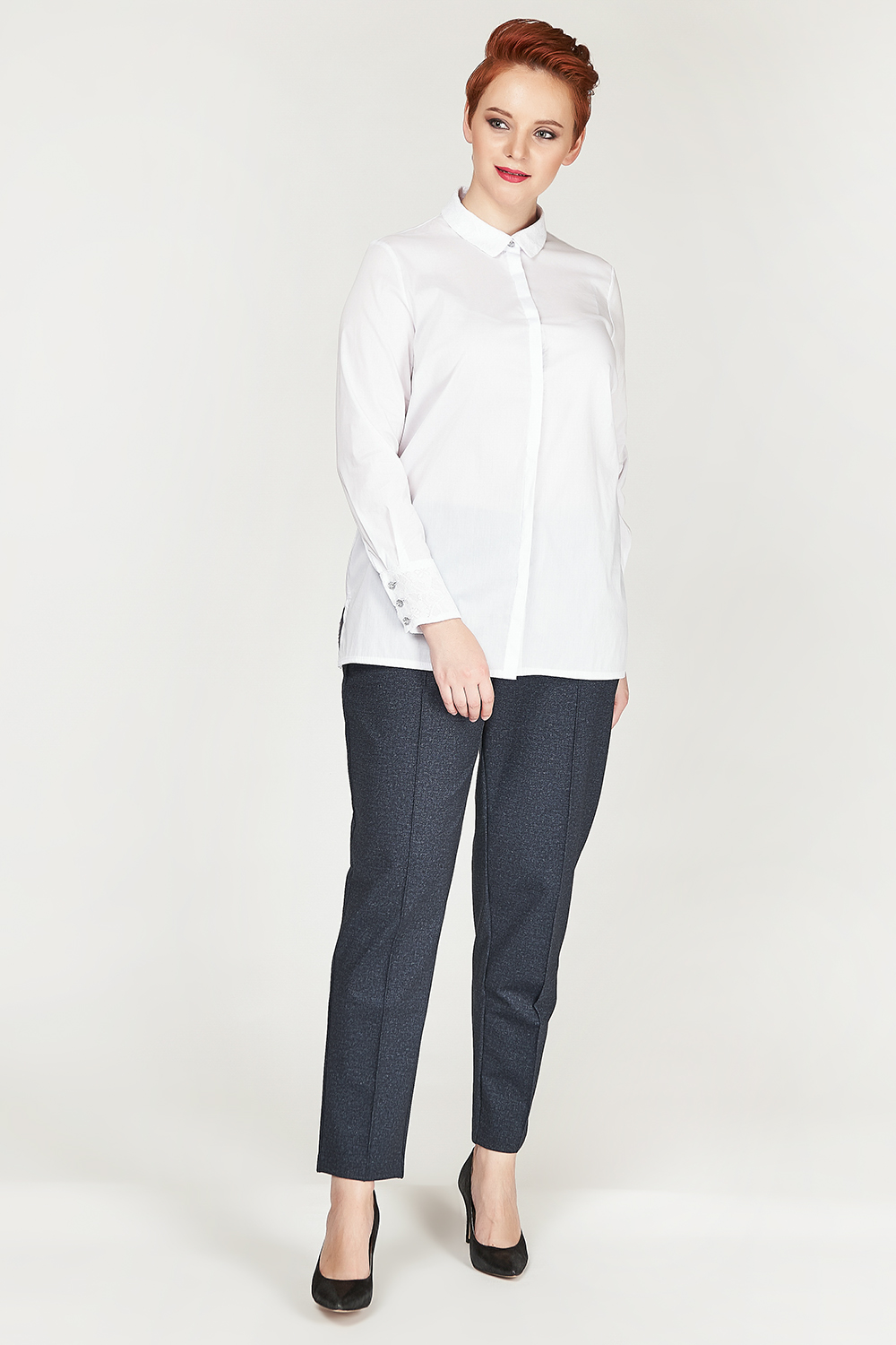 Блуза женская OLSI 1910041 белая 50 RU, 1910041 
Блуза женская OLSI 1910041 белая 50 RU, 1910041