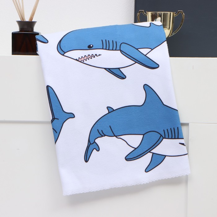 Плед Этель Funny shark 10356964 1.5-спальный, флис, 100x75, бело-синий, 1 шт, Funny shark
Плед Этель Funny shark 10356964 1.5-спальный, флис, 100x75, бело-синий, 1 шт, Funny shark
