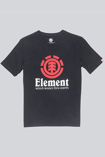 фото Детская футболка с коротким рукавом vertical черный 8 years element n2ssc8-elp9