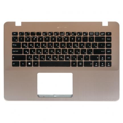 Клавиатура для ноутбука Asus X442UA-1C с топкейсом, светло-бронзовая панель, черные кнопк
Клавиатура для ноутбука Asus X442UA-1C с топкейсом, светло-бронзовая панель, черные кнопк