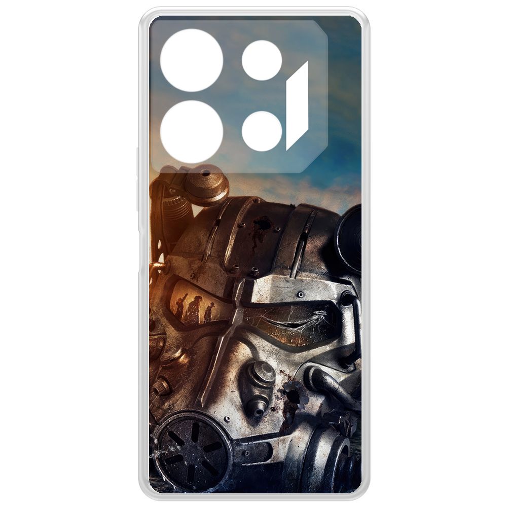 Чехол-накладка Krutoff Clear Case Фоллаут (Fallout) - Шлем Т-60 для INFINIX GT 10 Pro, Прозрачный
Чехол-накладка Krutoff Clear Case Фоллаут (Fallout) - Шлем Т-60 для INFINIX GT 10 Pro, Прозрачный