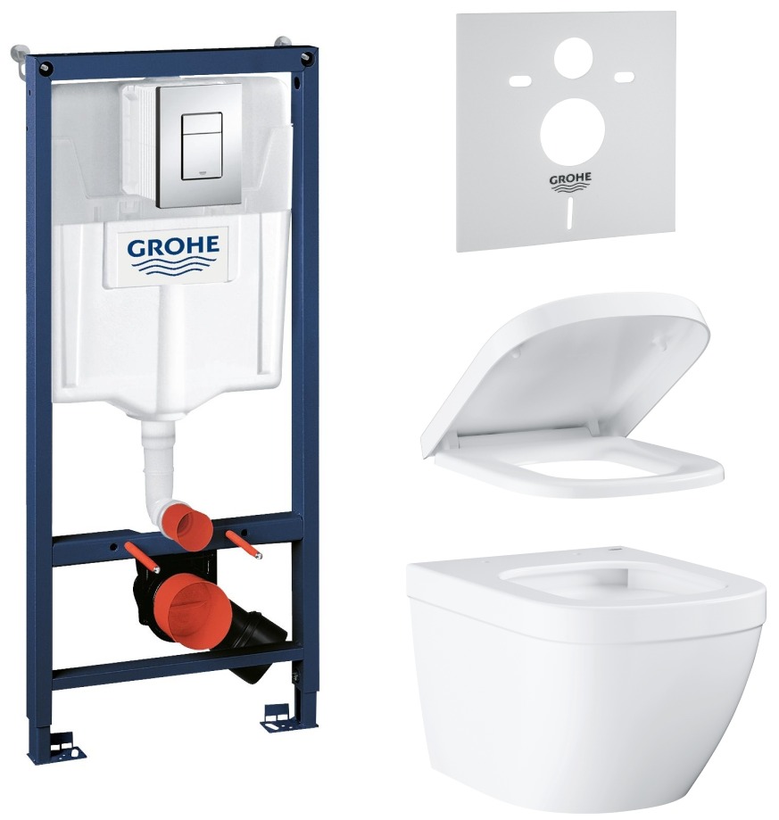 Комплект инсталляции GROHE Euro Ceramic с унитазом и сиденьем с микролифтом (NW0101)
Комплект инсталляции GROHE Euro Ceramic с унитазом и сиденьем с микролифтом (NW0101)