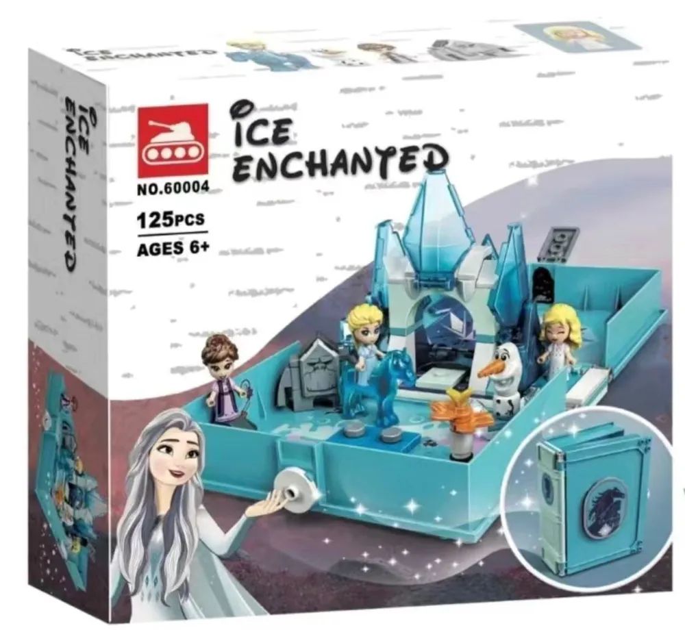 Конструктор книга сказочных приключений Эльзы и Нока, 125 деталей, 60004, ICE Enchanted, 60004
Конструктор книга сказочных приключений Эльзы и Нока, 125 деталей, 60004, ICE Enchanted, 60004