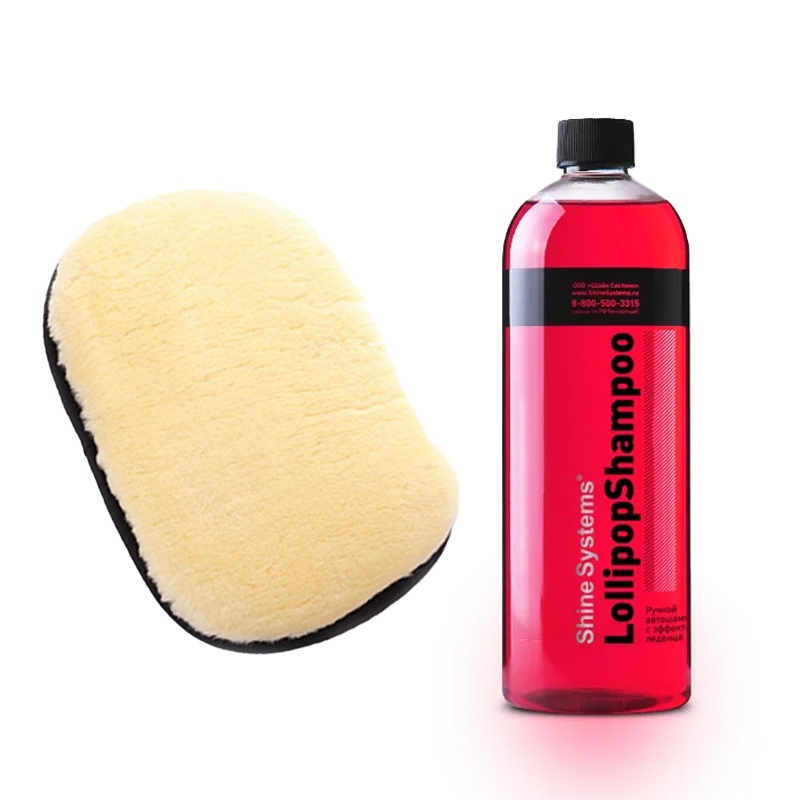 Набор, ShineSystems, Lollipop shampoo Kit - Lollipopshampoo + Mittens CleanClear, Lollipop
Набор, ShineSystems, Lollipop shampoo Kit - Lollipopshampoo + Mittens CleanClear, Lollipop