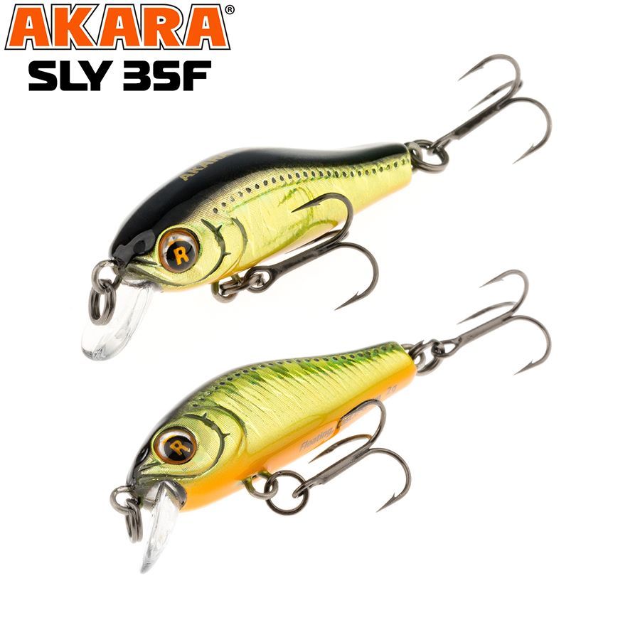 Воблер Akara Sly minnow Ридж 35мм 2гр на голавля, жереха, щуку и форель, золотой, Золотистый, Sly
Воблер Akara Sly minnow Ридж 35мм 2гр на голавля, жереха, щуку и форель, золотой, Золотистый, Sly