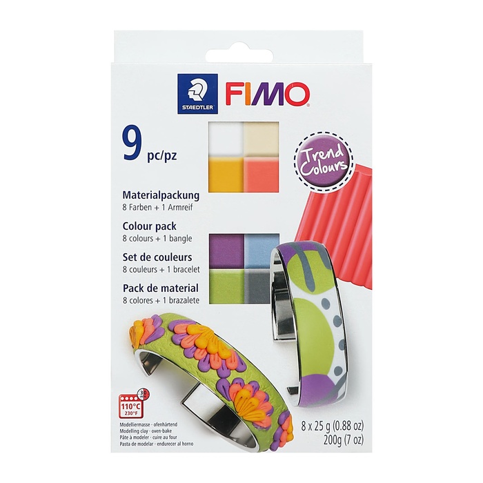 Набор пластика-полимерная глина запекаемая FIMO soft 12х25г Трендовые цвета 8023 C8-1P
Набор пластика-полимерная глина запекаемая FIMO soft 12х25г Трендовые цвета 8023 C8-1P