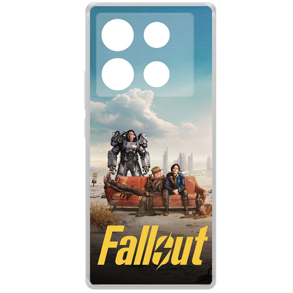 Чехол-накладка Krutoff Clear Case Фоллаут (Fallout) - Постер для INFINIX Note 40, Прозрачный
Чехол-накладка Krutoff Clear Case Фоллаут (Fallout) - Постер для INFINIX Note 40, Прозрачный