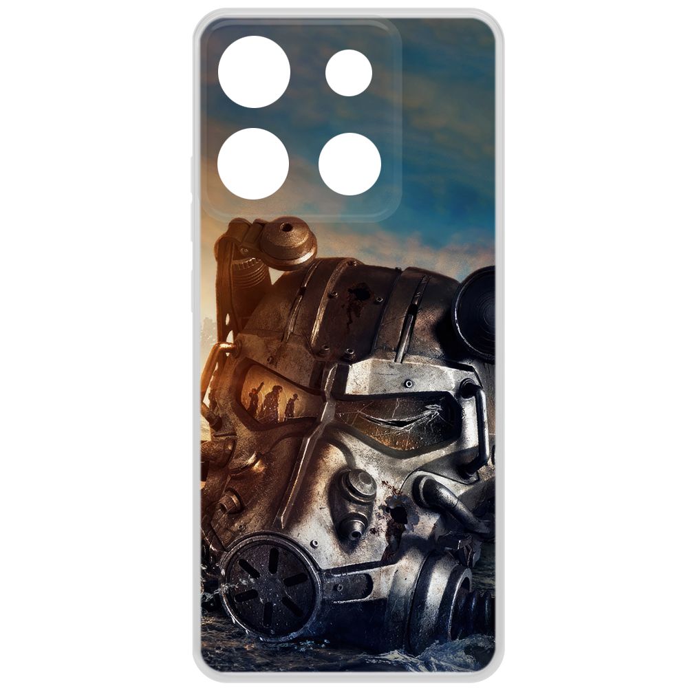 Чехол-накладка Krutoff Clear Case Фоллаут (Fallout) - Шлем Т-60 для INFINIX Smart 7 Plus, Прозрачный
Чехол-накладка Krutoff Clear Case Фоллаут (Fallout) - Шлем Т-60 для INFINIX Smart 7 Plus, Прозрачный