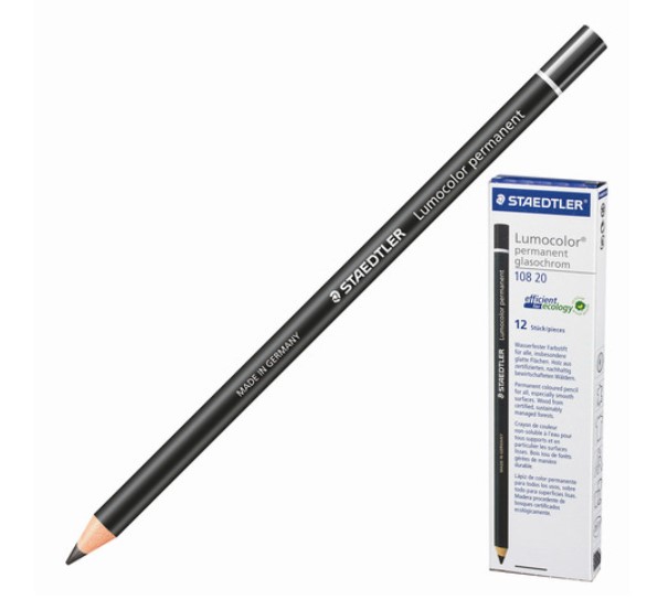 Маркер-карандаш сухой перманентный Staedtler для любой поверхности, черный, 4,5 мм, 108 20
Маркер-карандаш сухой перманентный Staedtler для любой поверхности, черный, 4,5 мм, 108 20