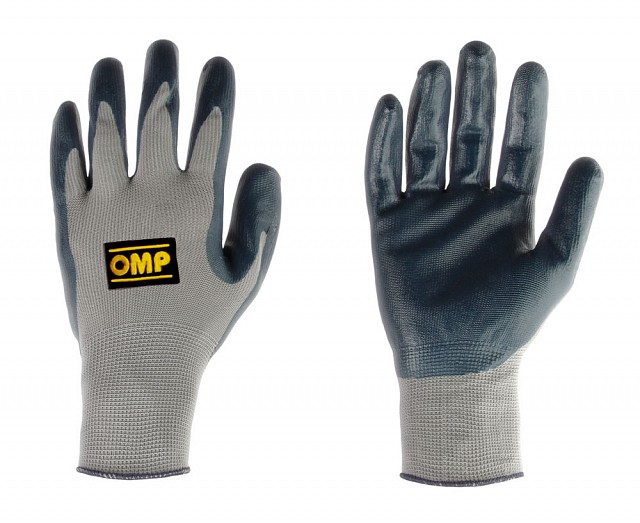 фото Перчатки для механиков, 10 штук, р-р xxl omp racing nb/1867/xxl