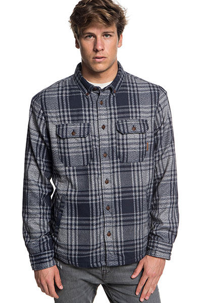 Рубашка Quiksilver с длинным рукавом The Waffle, серый, S, The Waffle thewaffleshirt m wvtp bte1 overshirt med blue
Рубашка Quiksilver с длинным рукавом The Waffle, серый, S, The Waffle thewaffleshirt m wvtp bte1 overshirt med blue