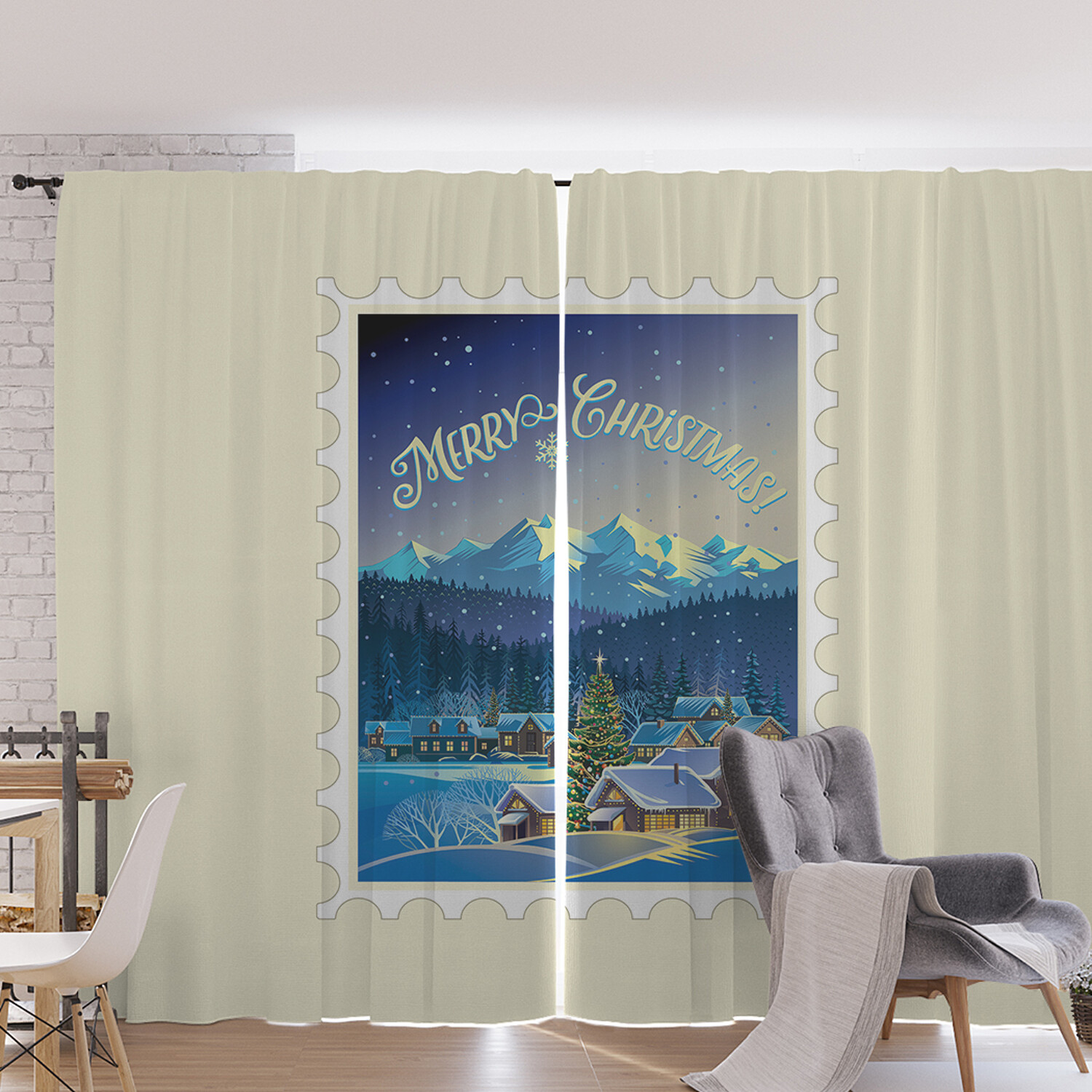 Фотошторы для кухни и спальни JoyArty "Новогодняя открытка" 340x265 см, Новогодняя открытка
Фотошторы для кухни и спальни JoyArty "Новогодняя открытка" 340x265 см, Новогодняя открытка