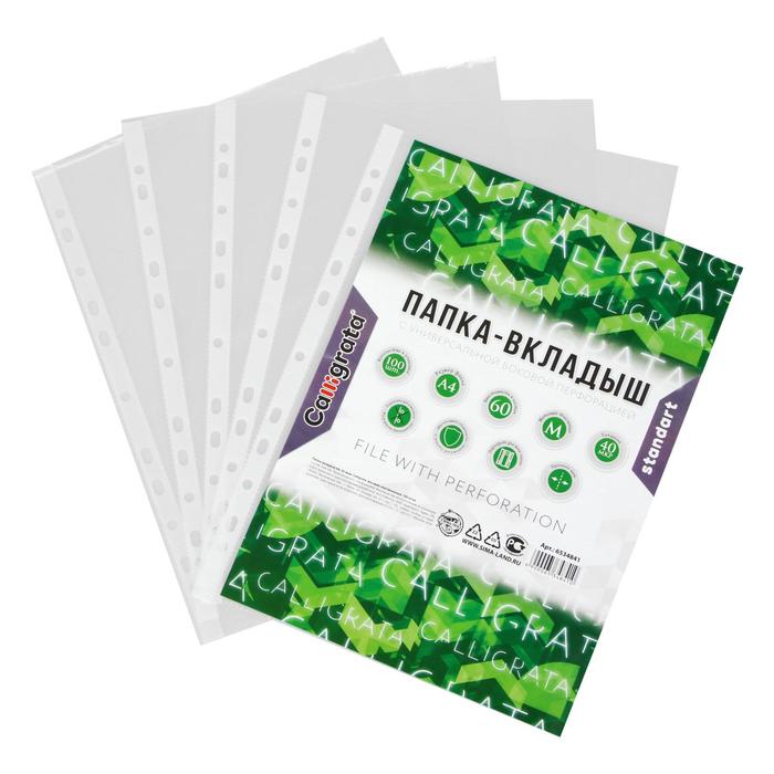 Файл-вкладыш А4, 40 мкм, Calligrata, матовый, вертикальный, 100 штук, Прозрачный
Файл-вкладыш А4, 40 мкм, Calligrata, матовый, вертикальный, 100 штук, Прозрачный