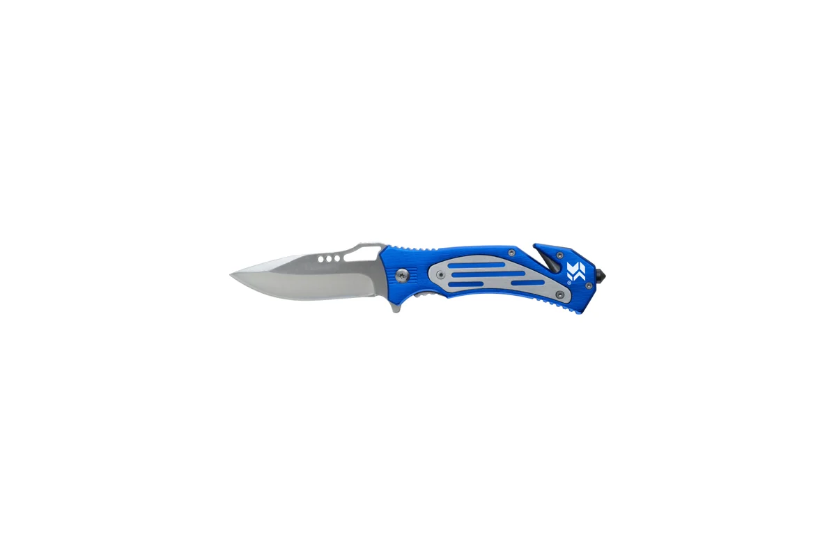 Складной спасательный нож Swiss+Tech Folding Rescue Knife ST41100, Серебристый;синий, ST41100
Складной спасательный нож Swiss+Tech Folding Rescue Knife ST41100, Серебристый;синий, ST41100
