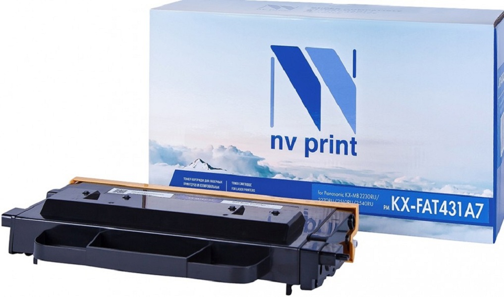 Картридж для лазерного принтера NV Print KX-FAT431A7 (NV-44671) черный, совместимый, KX-FAT431A7
Картридж для лазерного принтера NV Print KX-FAT431A7 (NV-44671) черный, совместимый, KX-FAT431A7