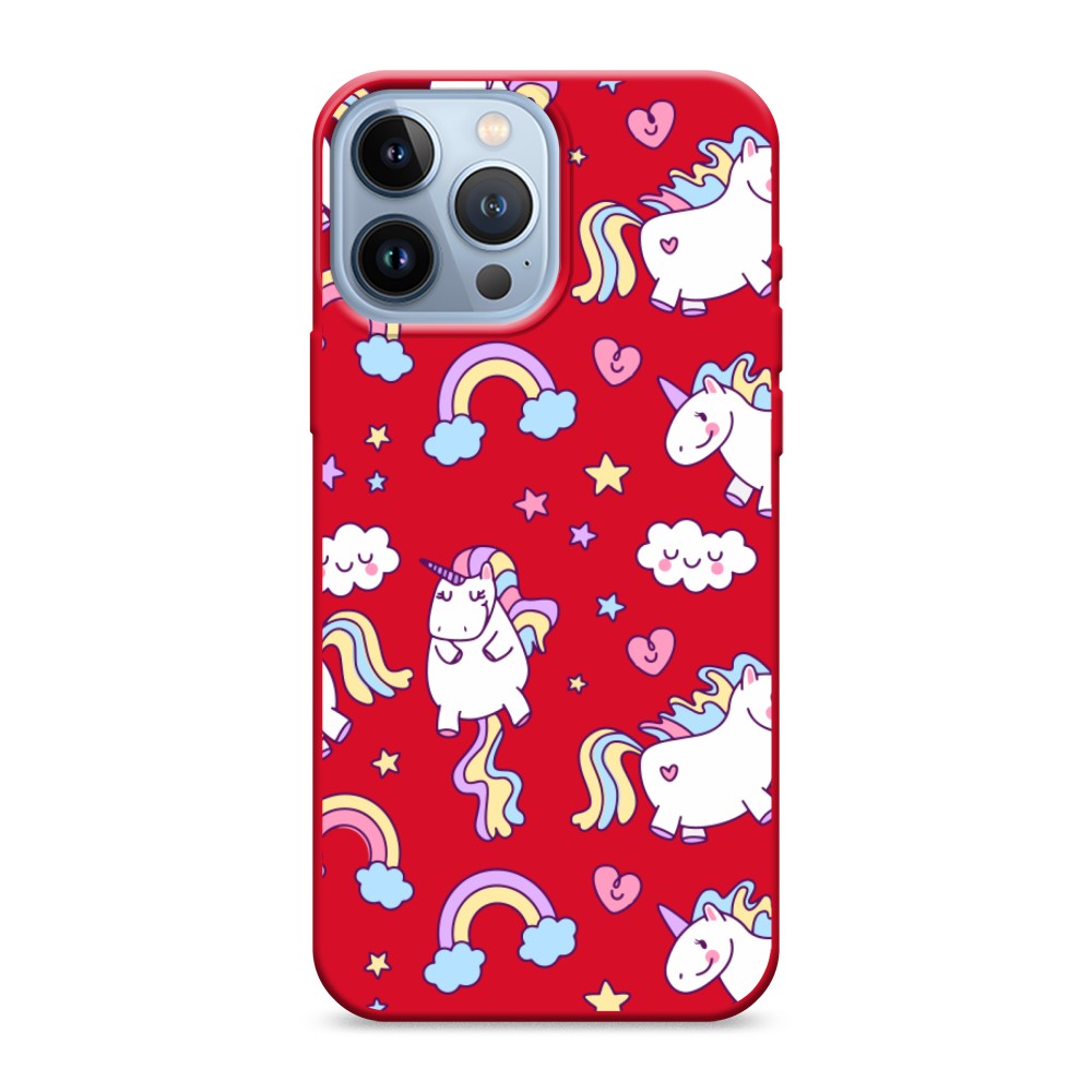 Матовый силиконовый чехол "Sweet unicorns dreams" на Apple iPhone 13 Pro Max, Sweet unicorns dreams
Матовый силиконовый чехол "Sweet unicorns dreams" на Apple iPhone 13 Pro Max, Sweet unicorns dreams