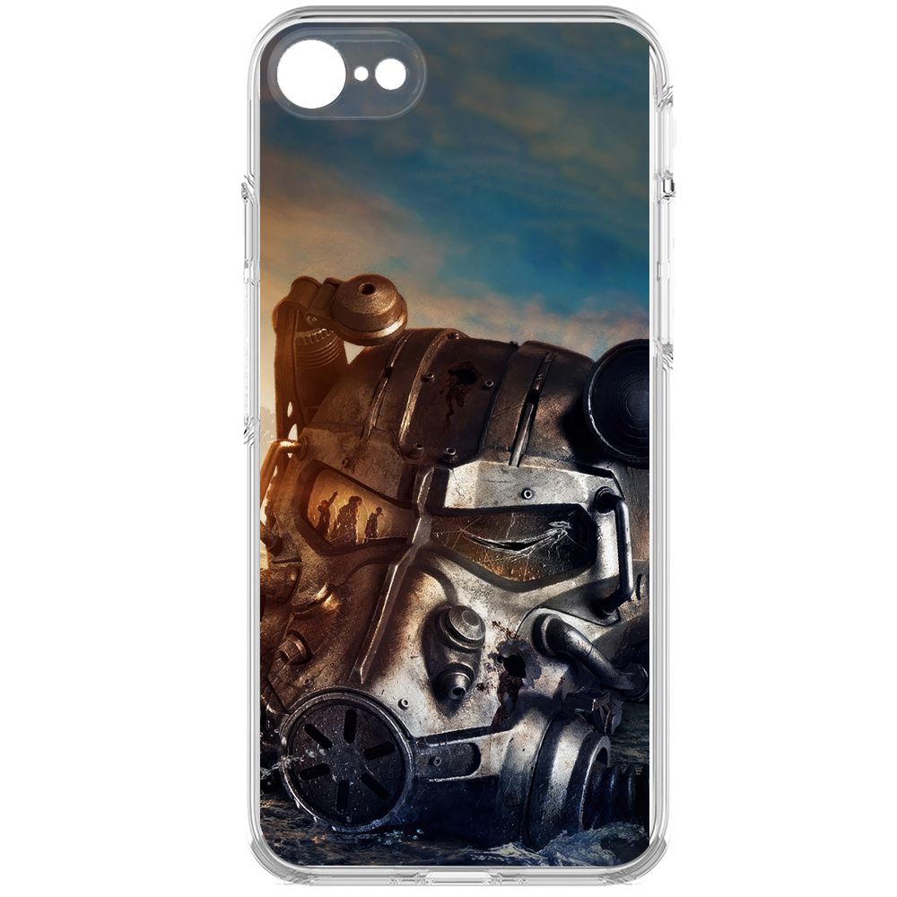 Чехол-накладка Clear Case Фоллаут - Шлем Т-60 для iPhone 7/8/SE 2020 с защитой камеры, Прозрачный
Чехол-накладка Clear Case Фоллаут - Шлем Т-60 для iPhone 7/8/SE 2020 с защитой камеры, Прозрачный