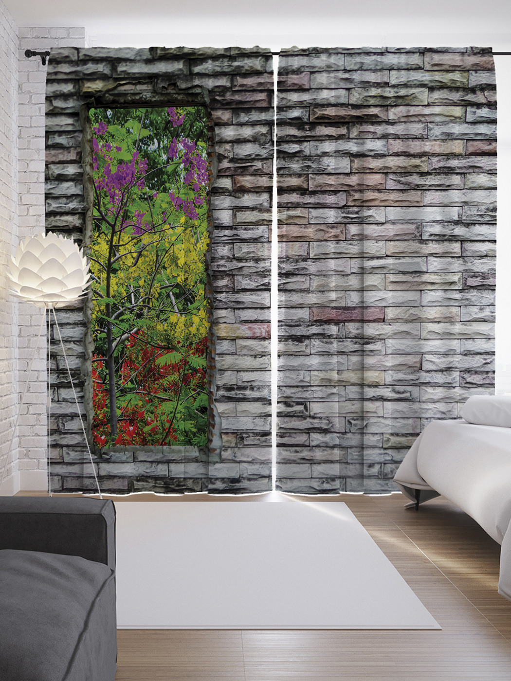 Шторы с фотопечатью "Окно к природе" из сатена, 290х265 см
Шторы с фотопечатью "Окно к природе" из сатена, 290х265 см