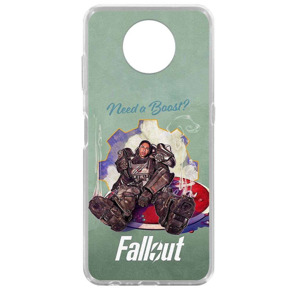 Чехол-накладка Krutoff Clear Case Фоллаут (Fallout) - Нужно ускорение для Nokia G10, Прозрачный
Чехол-накладка Krutoff Clear Case Фоллаут (Fallout) - Нужно ускорение для Nokia G10, Прозрачный