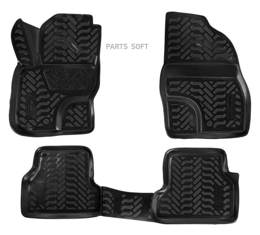 Ковры в салон (3D с подпят.) для Ford Focus II (05-11) компл. 4 шт., выс. борт, полимер.,
Ковры в салон (3D с подпят.) для Ford Focus II (05-11) компл. 4 шт., выс. борт, полимер.,