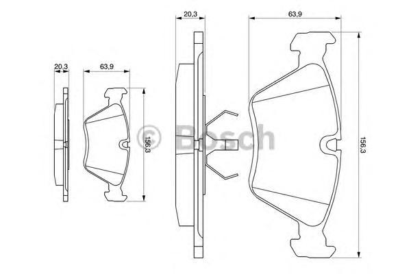 Тормозные колодки Bosch передние дисковые 986490640, Колодки тормозные дисковые передние
Тормозные колодки Bosch передние дисковые 986490640, Колодки тормозные дисковые передние