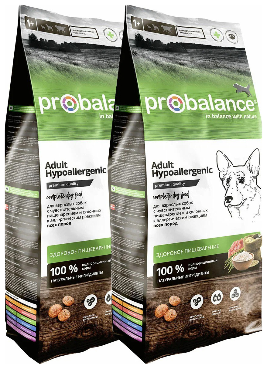 PROBALANCE PROBALANCE DOG ADULT HYPOALLERGENIC гипоаллергенный для взрослых собак с чувств
PROBALANCE PROBALANCE DOG ADULT HYPOALLERGENIC гипоаллергенный для взрослых собак с чувств