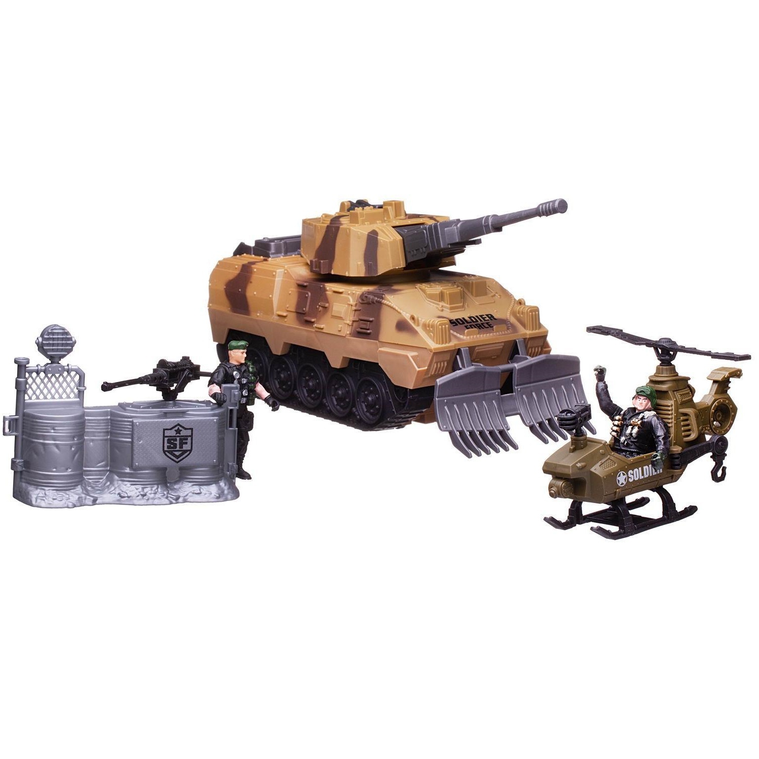 Набор военной техники Abtoys Боевая сила. танк, вертолет, 2 фигурки солдат, Боевая сила. танк, вертолет, 2 фигурки солдат
Набор военной техники Abtoys Боевая сила. танк, вертолет, 2 фигурки солдат, Боевая сила. танк, вертолет, 2 фигурки солдат