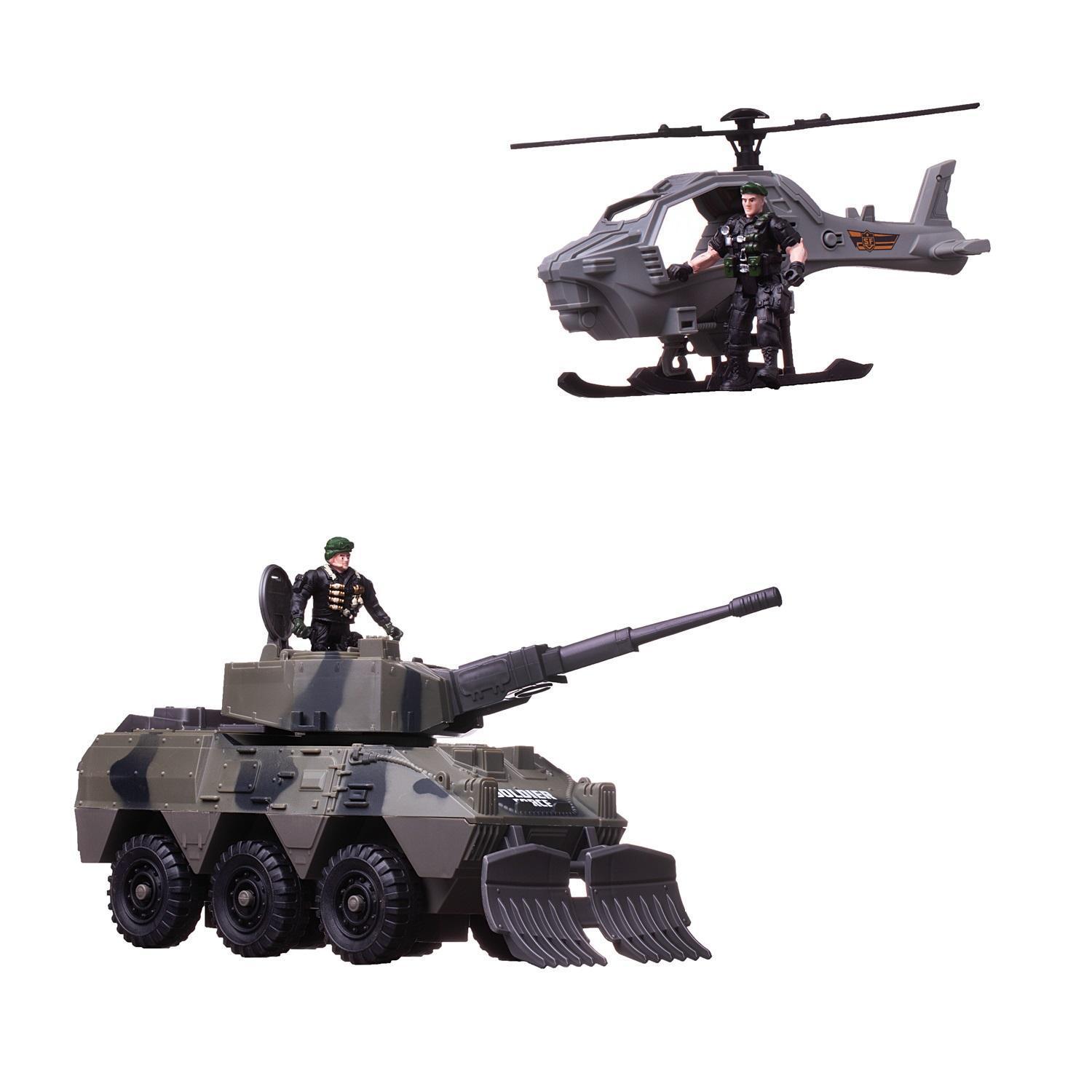 Набор военной техники Abtoys Боевая сила. танк, вертолет, 2 фигурки солдат, Боевая сила. танк, вертолет, 2 фигурки солдат
Набор военной техники Abtoys Боевая сила. танк, вертолет, 2 фигурки солдат, Боевая сила. танк, вертолет, 2 фигурки солдат