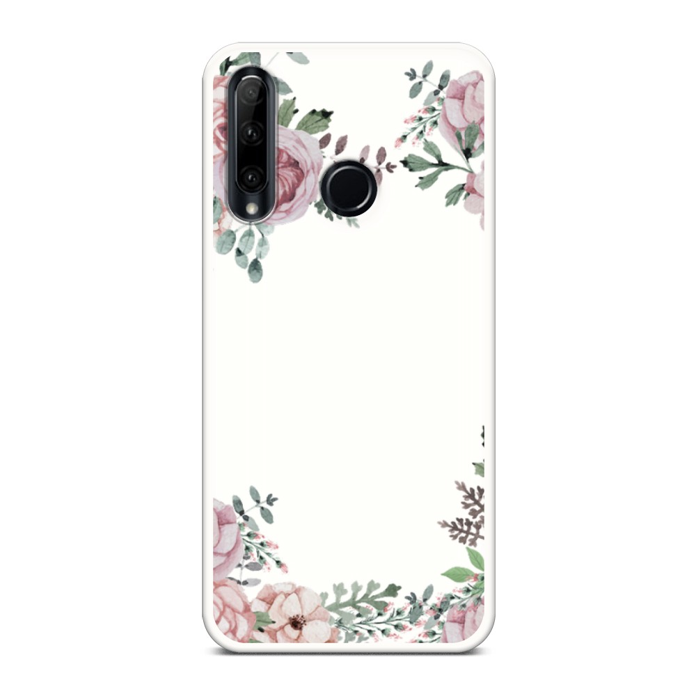 фото Чехол awog 68857-1 для honor 10i, 20e, p smart+ 2019, 20 lite "нежные розы акварель"