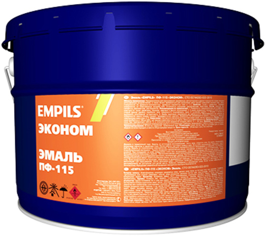 EMPILS эмаль ПФ-115 черная (10кг) КЛАСС ЭКОНОМ, Черный, EMPILS эмаль ПФ-115 черная (10кг) КЛАСС ЭКОНОМ
EMPILS эмаль ПФ-115 черная (10кг) КЛАСС ЭКОНОМ, Черный, EMPILS эмаль ПФ-115 черная (10кг) КЛАСС ЭКОНОМ