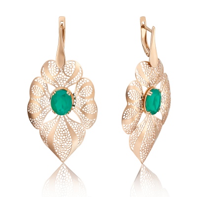 Серьги из красного золота с халцедоном PLATINA jewelry 02-3664-00-274-1110-47, 02-3664-00-274-1110-47
Серьги из красного золота с халцедоном PLATINA jewelry 02-3664-00-274-1110-47, 02-3664-00-274-1110-47