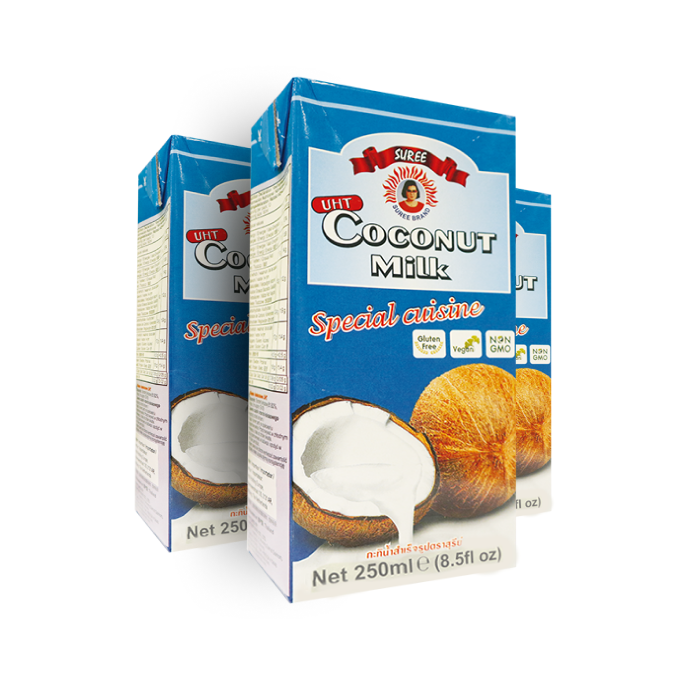 фото Кокосовое молоко suree 17-19% 3х250 мл набор