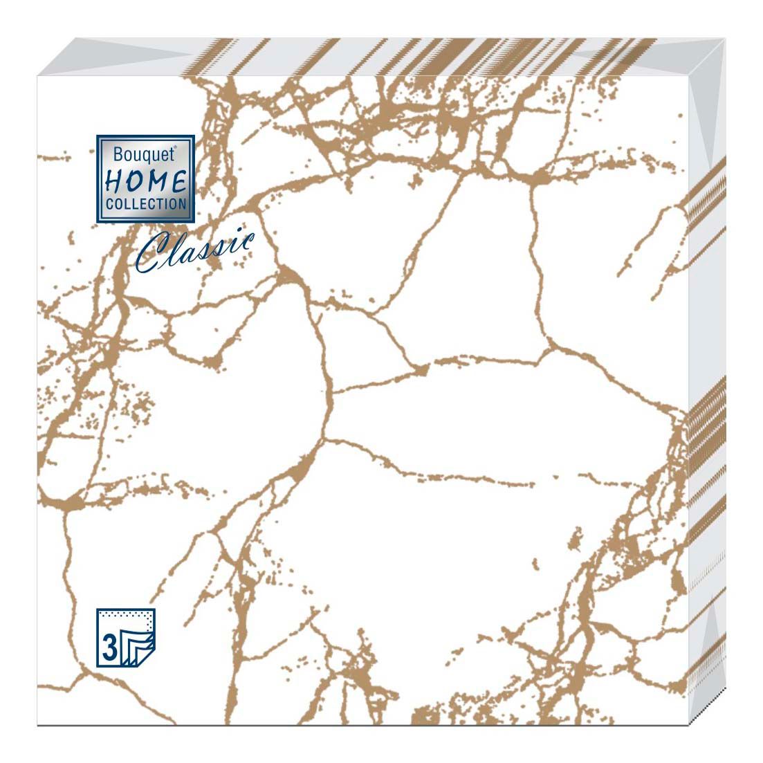 Салфетки бумажные Bouquet Home Collection Classic Мрамор золото на белом 33х33см 20шт, Белый;золотой, Home Collection Classic
Салфетки бумажные Bouquet Home Collection Classic Мрамор золото на белом 33х33см 20шт, Белый;золотой, Home Collection Classic