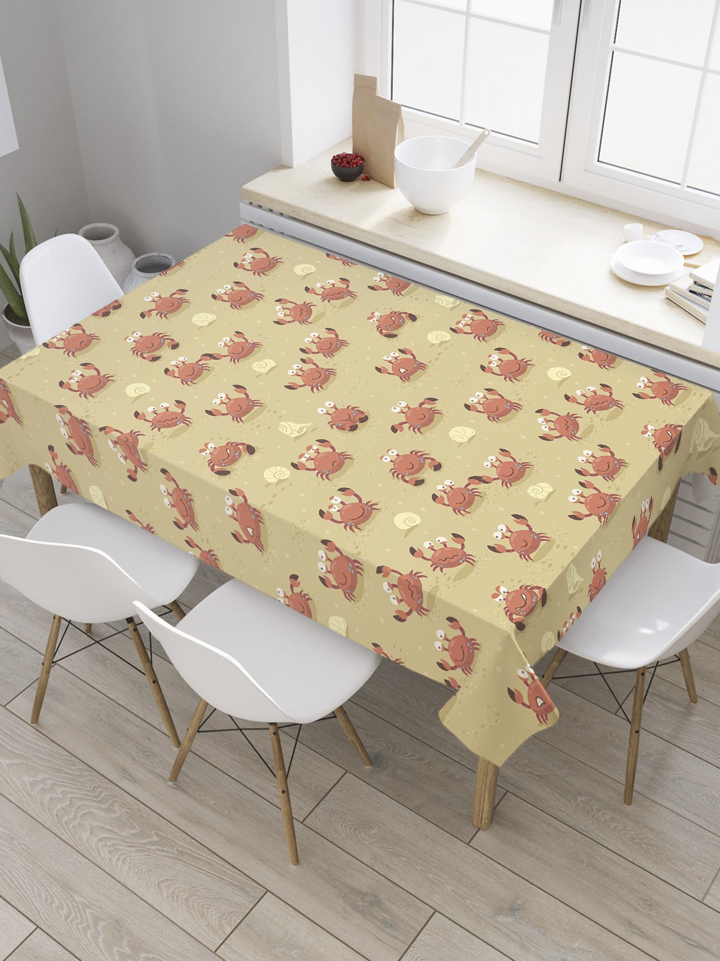 Скатерть прямоугольная JoyArty "Забавные крабы" из сатена, 120x145 см, Желтый, Забавные крабы
Скатерть прямоугольная JoyArty "Забавные крабы" из сатена, 120x145 см, Желтый, Забавные крабы