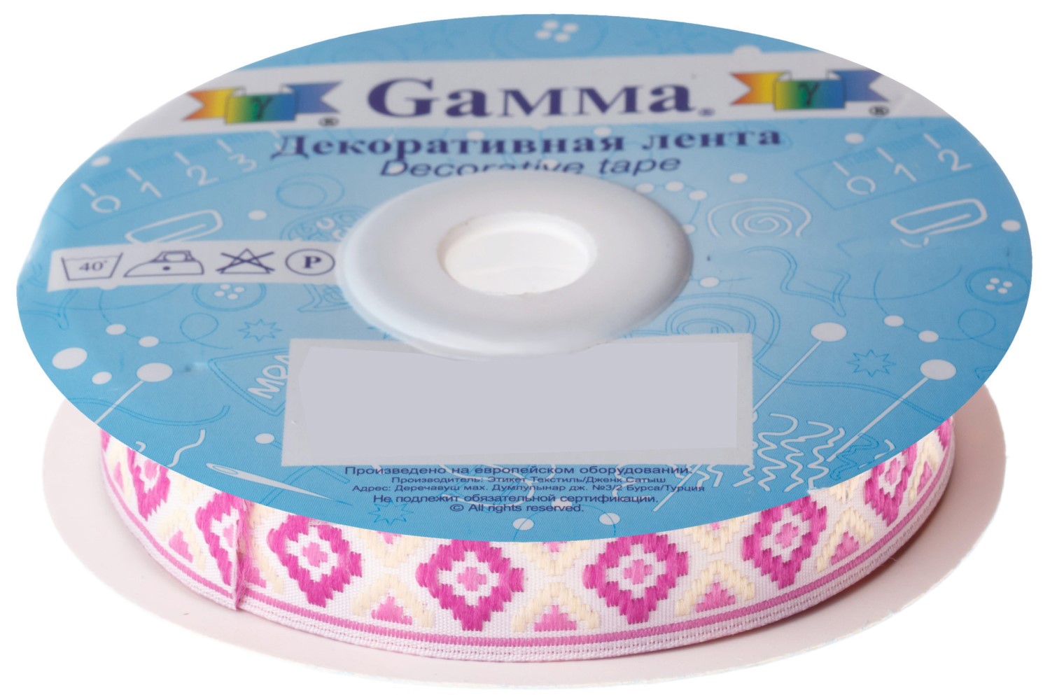 Gamma 16 мм 10 м отделочная бело-фиолетовая, Белый;фиолетовый, 16 мм, 10 м, отделочная, бело-фиолетовая
Gamma 16 мм 10 м отделочная бело-фиолетовая, Белый;фиолетовый, 16 мм, 10 м, отделочная, бело-фиолетовая