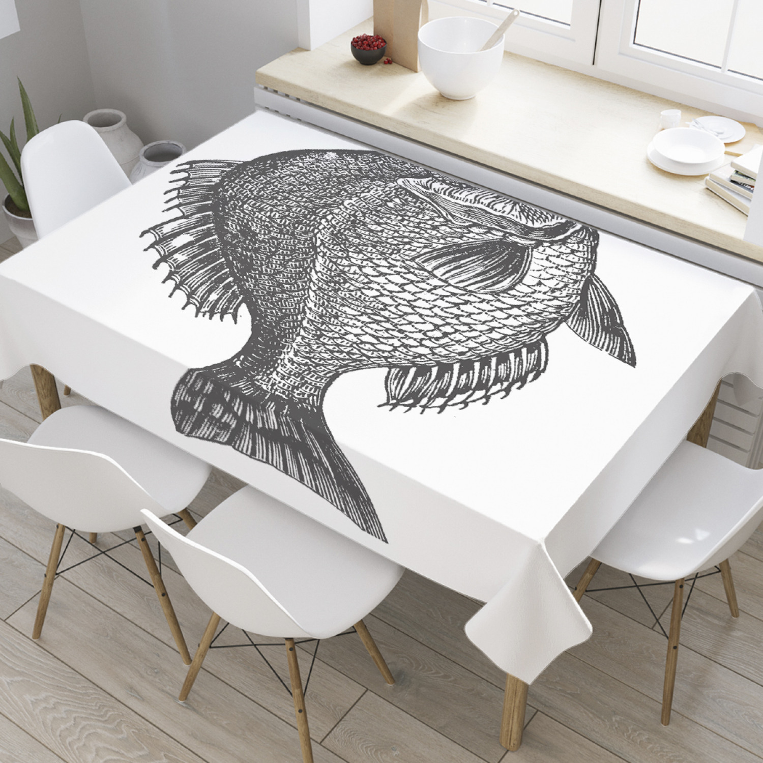 Скатерть прямоугольная JoyArty "Обыкновенная пиранья" из сатена, 120x145 см, Серый, Обыкновенная пиранья
Скатерть прямоугольная JoyArty "Обыкновенная пиранья" из сатена, 120x145 см, Серый, Обыкновенная пиранья