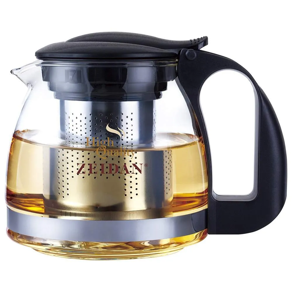 фото Чайник заварочный стеклянный zeidan 700 мл с фильтром