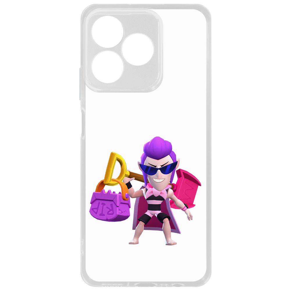 Чехол-накладка Krutoff Clear Case Brawl Stars-Пляжный Мортис для Realme C63, Прозрачный
Чехол-накладка Krutoff Clear Case Brawl Stars-Пляжный Мортис для Realme C63, Прозрачный
