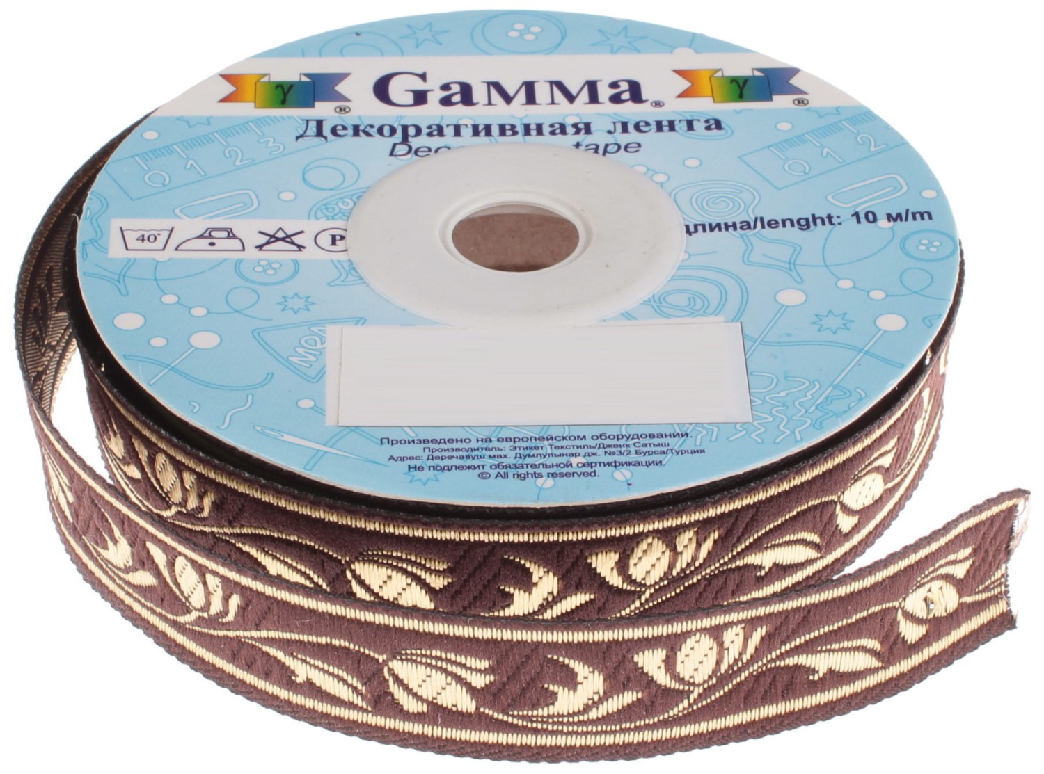 Gamma 16 мм 10 м отделочная коричневая, Коричневый, 16 мм, 10 м, отделочная, коричневая
Gamma 16 мм 10 м отделочная коричневая, Коричневый, 16 мм, 10 м, отделочная, коричневая