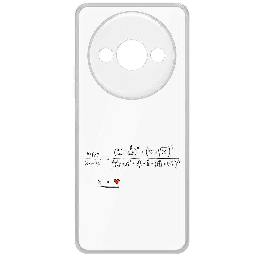 Чехол-накладка Krutoff Clear Case Праздничная формула для Xiaomi Redmi A3x, Прозрачный
Чехол-накладка Krutoff Clear Case Праздничная формула для Xiaomi Redmi A3x, Прозрачный