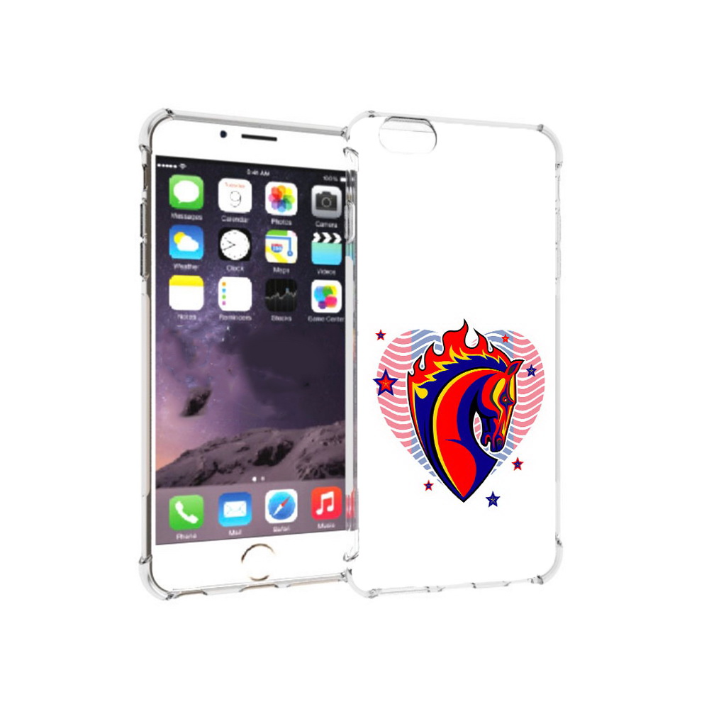 Чехол MyPads Tocco для Apple iPhone 6 Plus ФК ЦСЛ Лошадь, Прозрачный, Tocco 
Чехол MyPads Tocco для Apple iPhone 6 Plus ФК ЦСЛ Лошадь, Прозрачный, Tocco